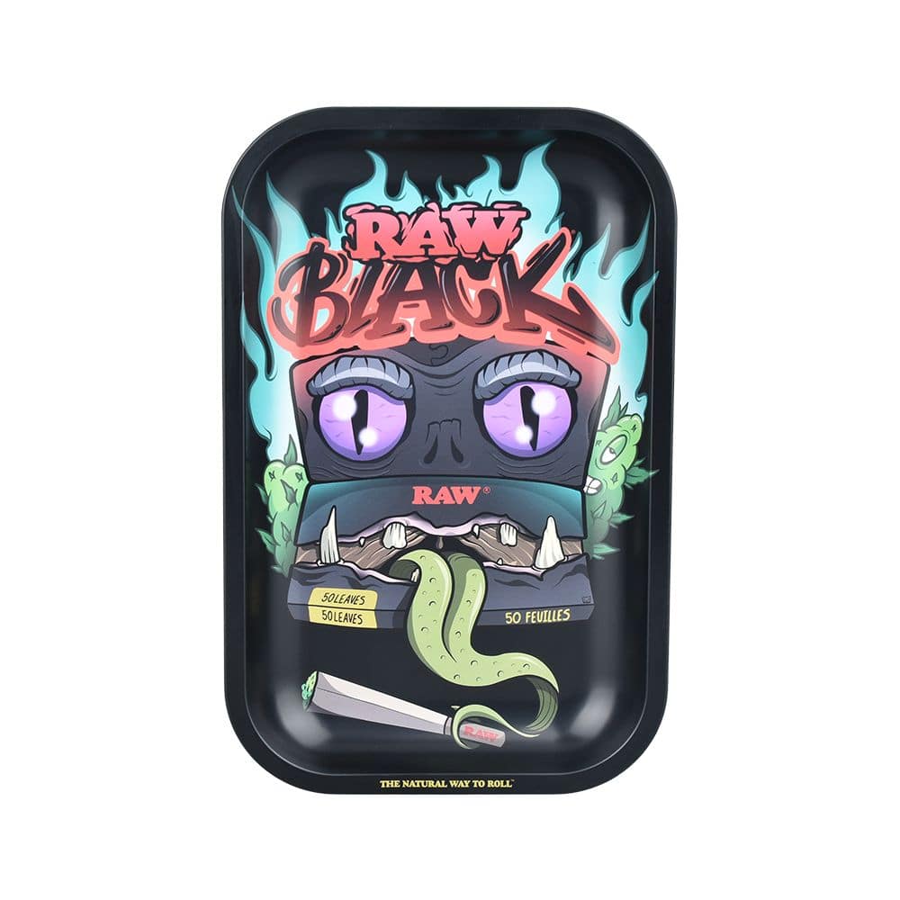 RAW Monster Metal Rolling Tray - Discreet Smoker