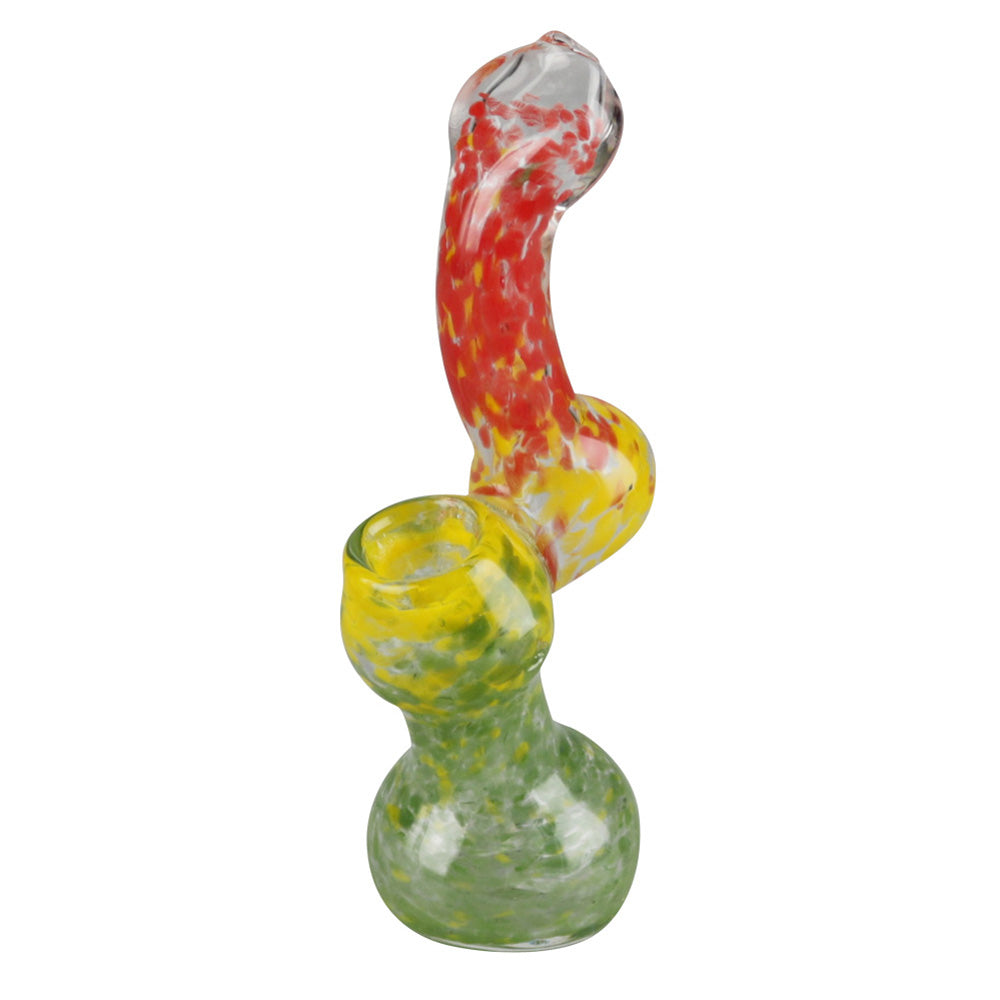 Rasta Bubbler Hand Pipe - Discreet Smoker