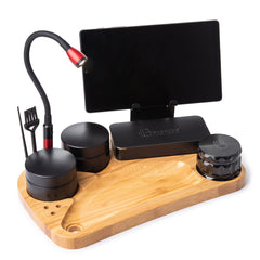 BLAZE Wooden Rolling Tray - Discreet Smoker