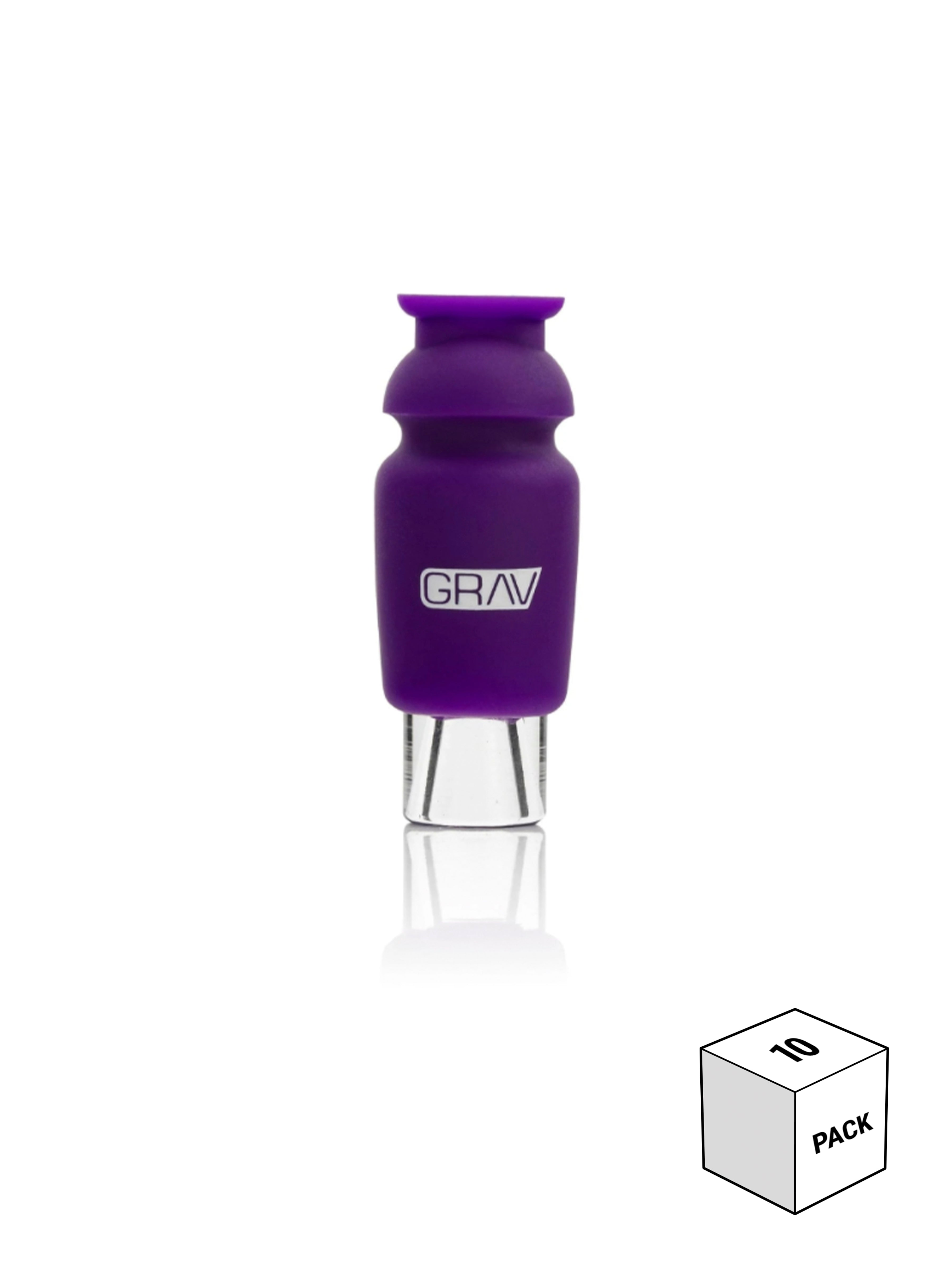 GRAV® Silicone-Capped Glass Crutch 10packs - Discreet Smoker