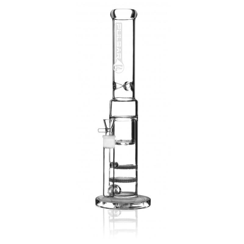 Pulsar Double Honeycomb Perc Bong - Discreet Smoker