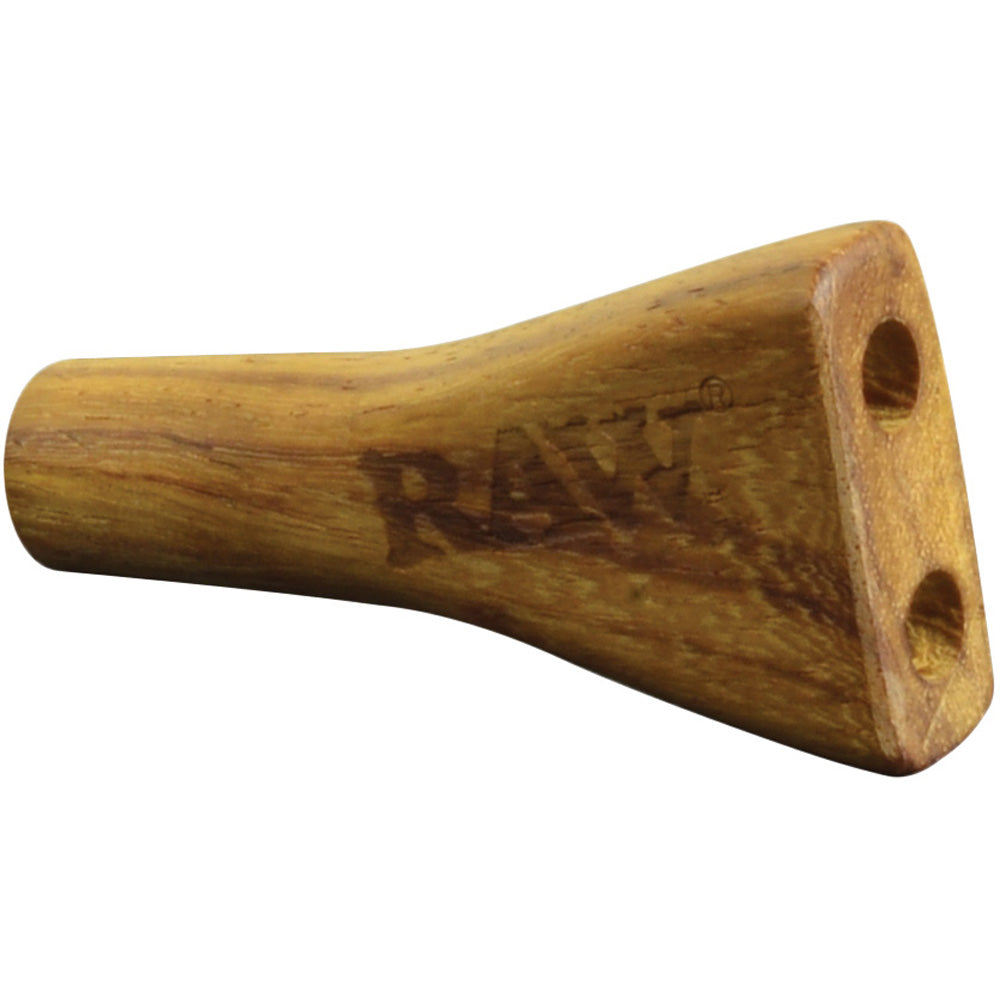 Raw Double Barrel Wooden Cig Holder - 1 1/4" - Discreet Smoker