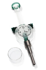 Glass Clock Dab Straw Kit “Time Keeper” – 8″