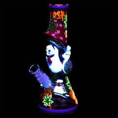 Stoney Shroom Bro 3D Painted Water Pipe | 10.25" | 14mm F - Discreet Smoker