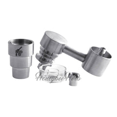 TITANIUM 4 IN 1 SIDECAR HYBRID BANGER DAB NAIL - Discreet Smoker