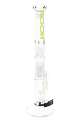 ROOR Tech 18" 5 mm GOG Straight Shooter – Multi-Perc Ice Pinch Tube - Discreet Smoker