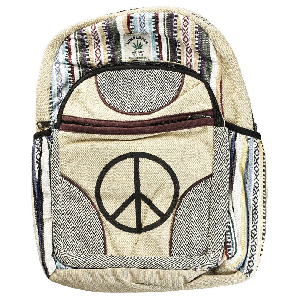 ThreadHeads Himalayan Hemp Simple Peace Backpack - Discreet Smoker