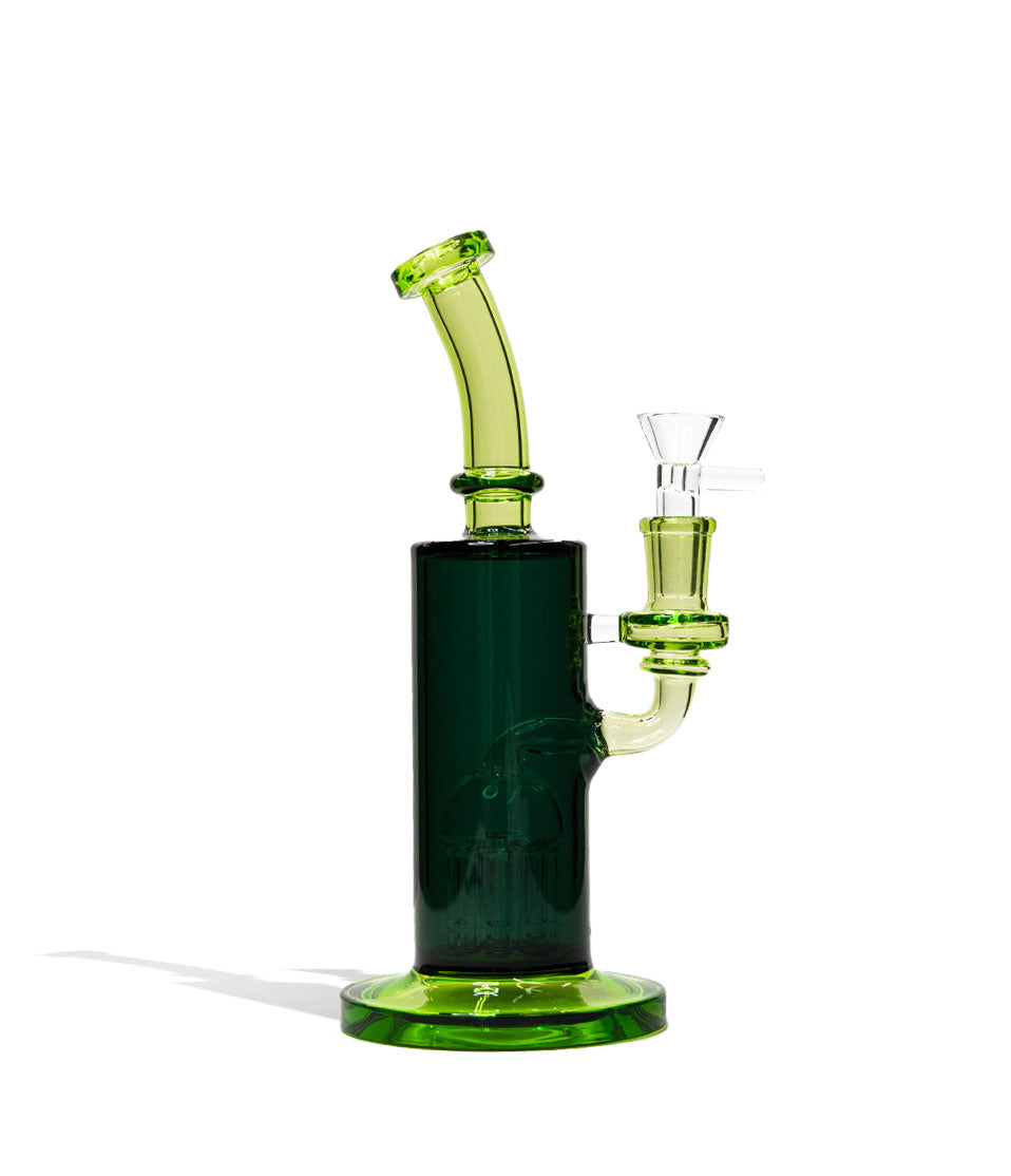 9 inch Dual Colored Water Pipe with 8 Arm Tree Perc - Discreet Smoker