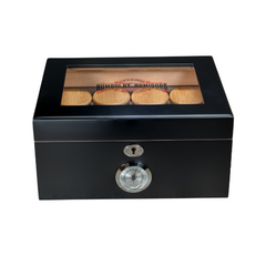 Original Black Matte Humboldt Humidor - Discreet Smoker