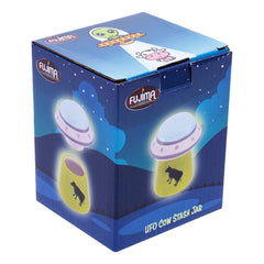 Fujima UFO Cow Ceramic Stash Jar - 4" - Discreet Smoker