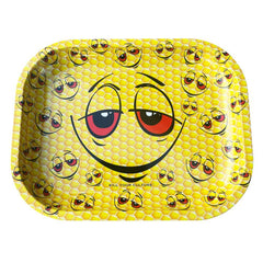 Kill Your Culture Rolling Tray - 7"x5.5" / 420 Smiley - Discreet Smoker