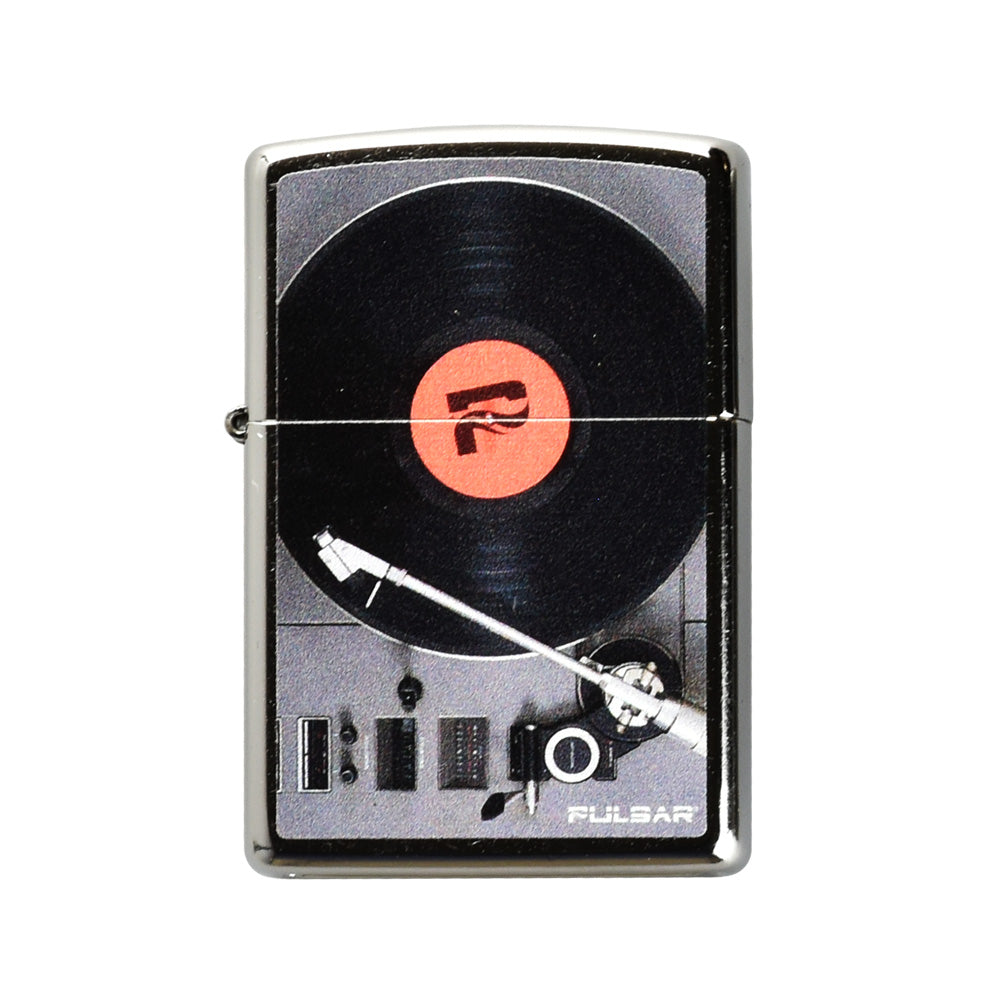 Zippo Lighter | Pulsar Turntable | Street Chrome - Discreet Smoker