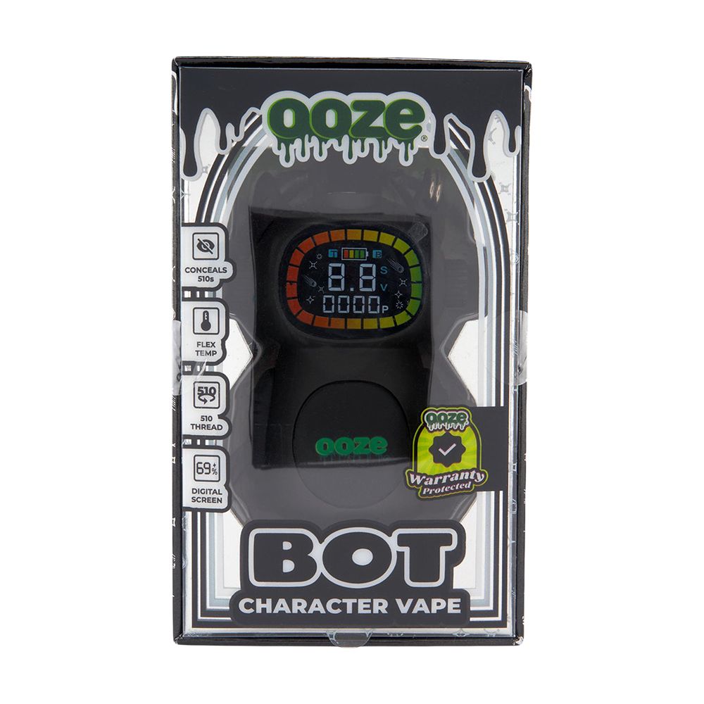 Ooze Bot Variable Voltage 510 Vape Battery | 650mAh - Discreet Smoker
