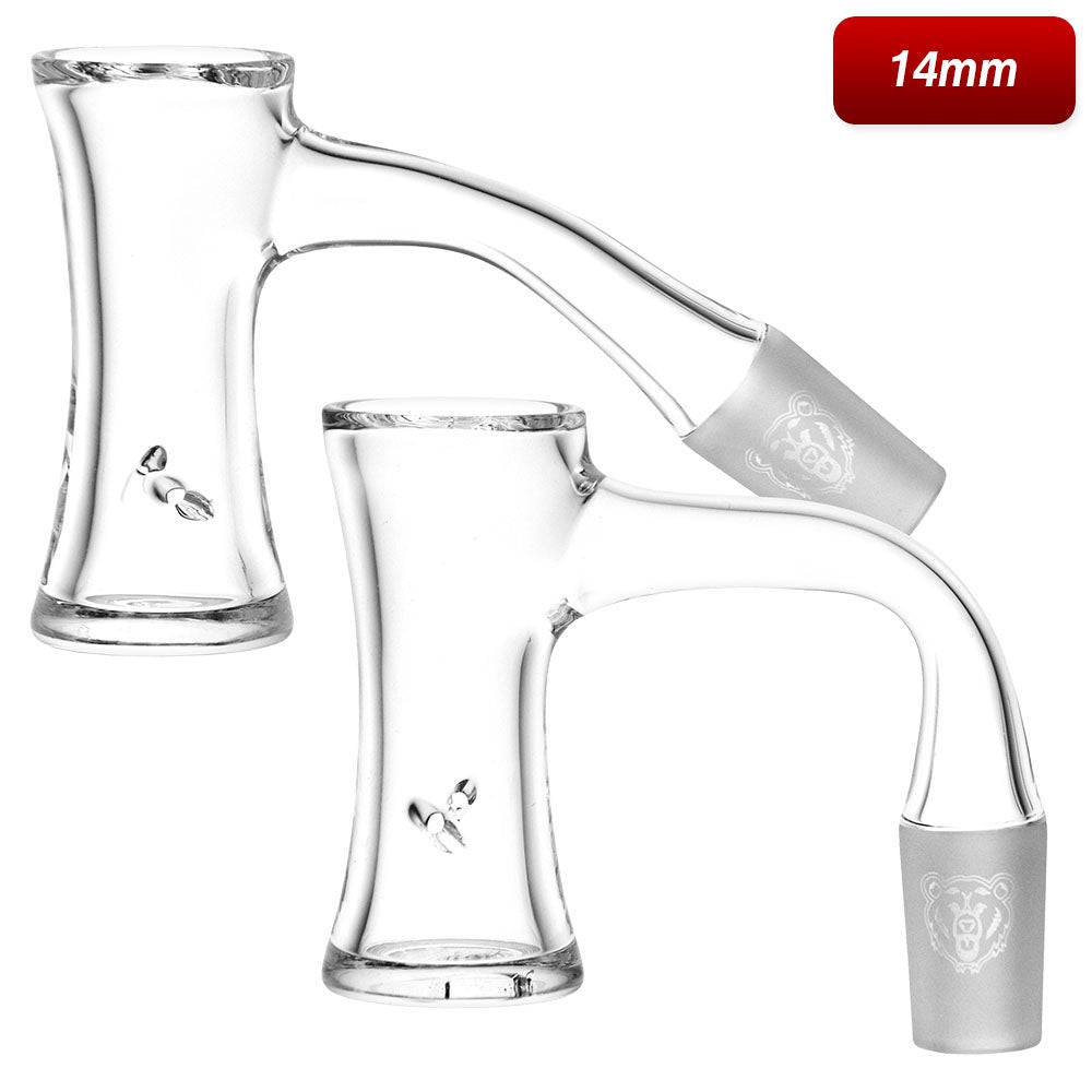 Bear Quartz The Hourglass Banger | 14mm M - Discreet Smoker