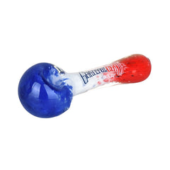Grateful Dead x Pulsar Grateful Frit Glass Spoon Pipe - 4.5" - Discreet Smoker