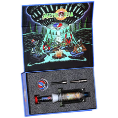 Grateful Dead x Pulsar Inside Print Vapor Vessel & SYF Dab Dish - 9.25" / UFO Jam - Discreet Smoker