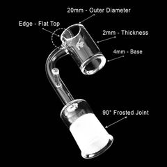 ENAIL ORIGINAL QUARTZ BANGER - 90° DEGREE | YL - Discreet Smoker