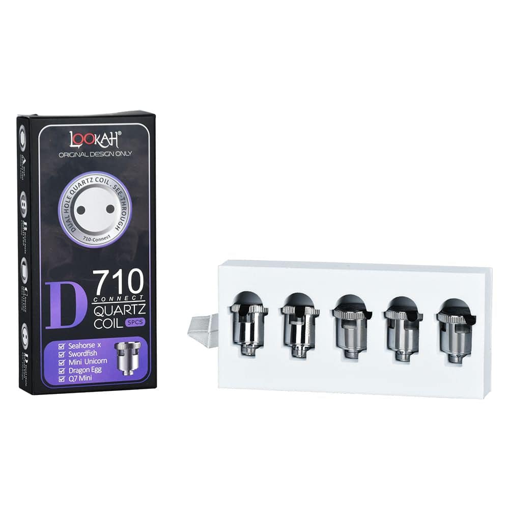 5CT PACK - Lookah 710 Connect Quartz Coil D - Discreet Smoker