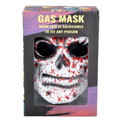 Bloody Skull Gas Mask & Acrylic Water Pipe Set - 8" - Discreet Smoker
