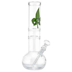 CannaHeroes | 11" Glass Water Pipe - Discreet Smoker