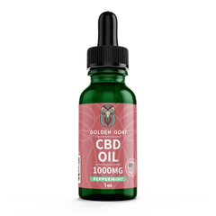 CBD Hemp Oil 1000MG - Peppermint - Discreet Smoker