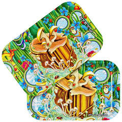 Pulsar Rolling Tray & Lid Kit - Where Love Is Alive / 11"x7" - Discreet Smoker