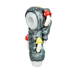 Pulsar Rainbow Puking Skull Spoon Pipe - 5.5" - Discreet Smoker