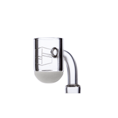 Stache White Round Bottom Banger - Discreet Smoker