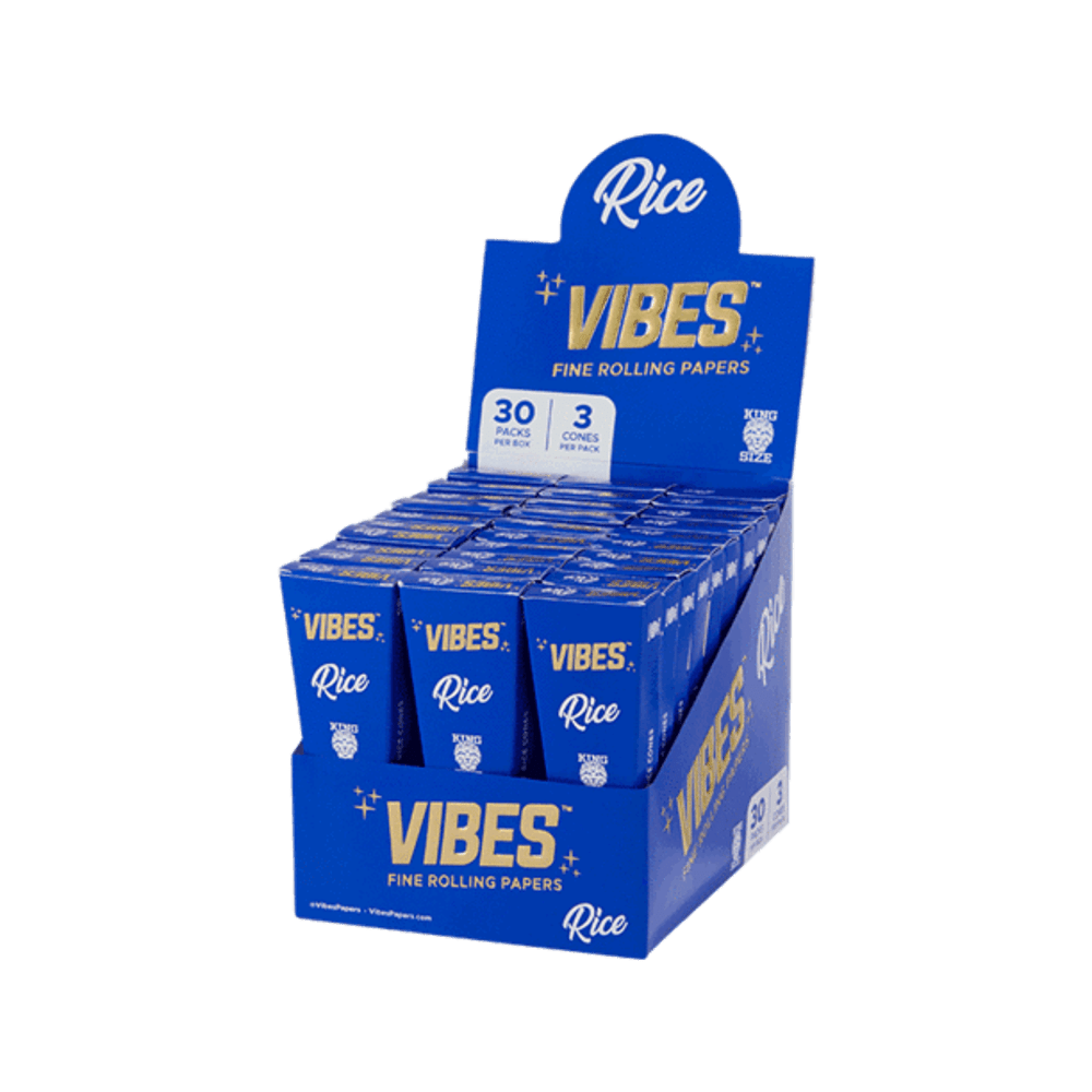 Vibes Cones Box - King Size - Discreet Smoker