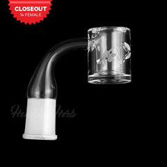 HONEY CHAMBER QUARTZ BANGER - 90° DEGREE | YL - Discreet Smoker