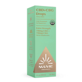 Organic CBG+CBD Drops Citrus Mint - Extra Strength 750mg+750mg - Discreet Smoker