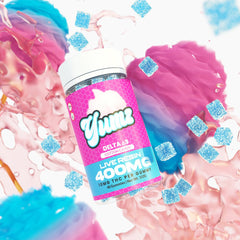 THC Gummies - Delta 9 THC - YUMZ LAB - Cotton Candy - Discreet Smoker