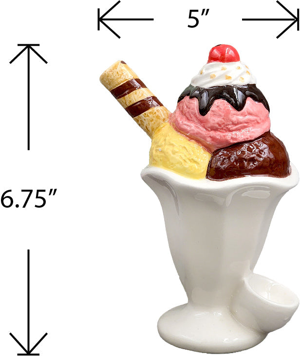 Ice Cream Sundae Pipe - Discreet Smoker