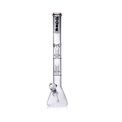 Daze Glass - Massive 22" Dual UFO Perc Glass Water Pipe - Discreet Smoker