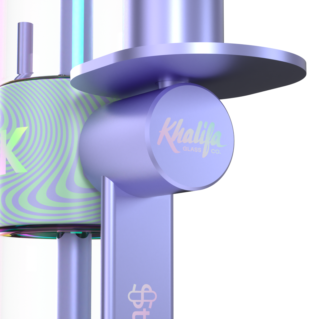 Khalifa x Stündenglass Gravity Infuser - Violet Sky / Mints - Discreet Smoker