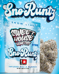 THCA FLOWER - SWEET HOUSE GENETICS - SNORUNTZ - Discreet Smoker