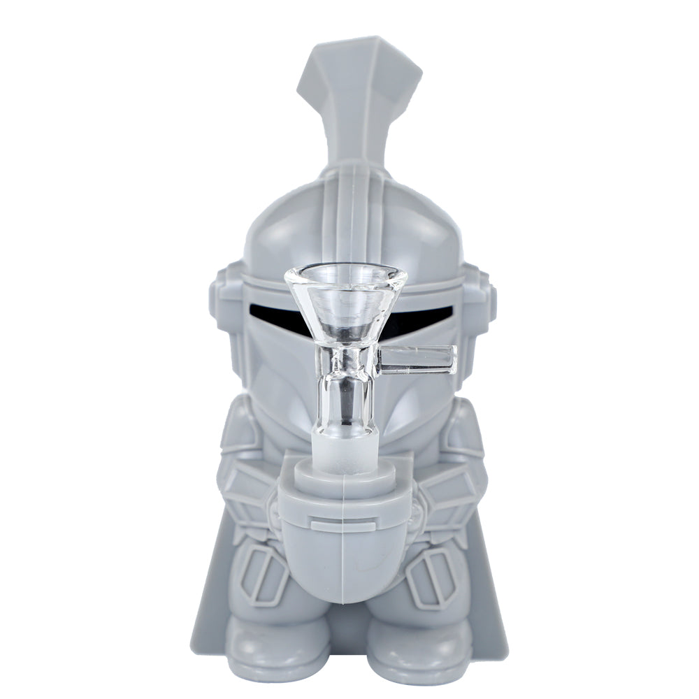 Silicone Mandalorian Water Pipe - Discreet Smoker