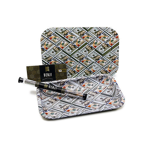 Benji Tray Kit - $100 Bills - Discreet Smoker