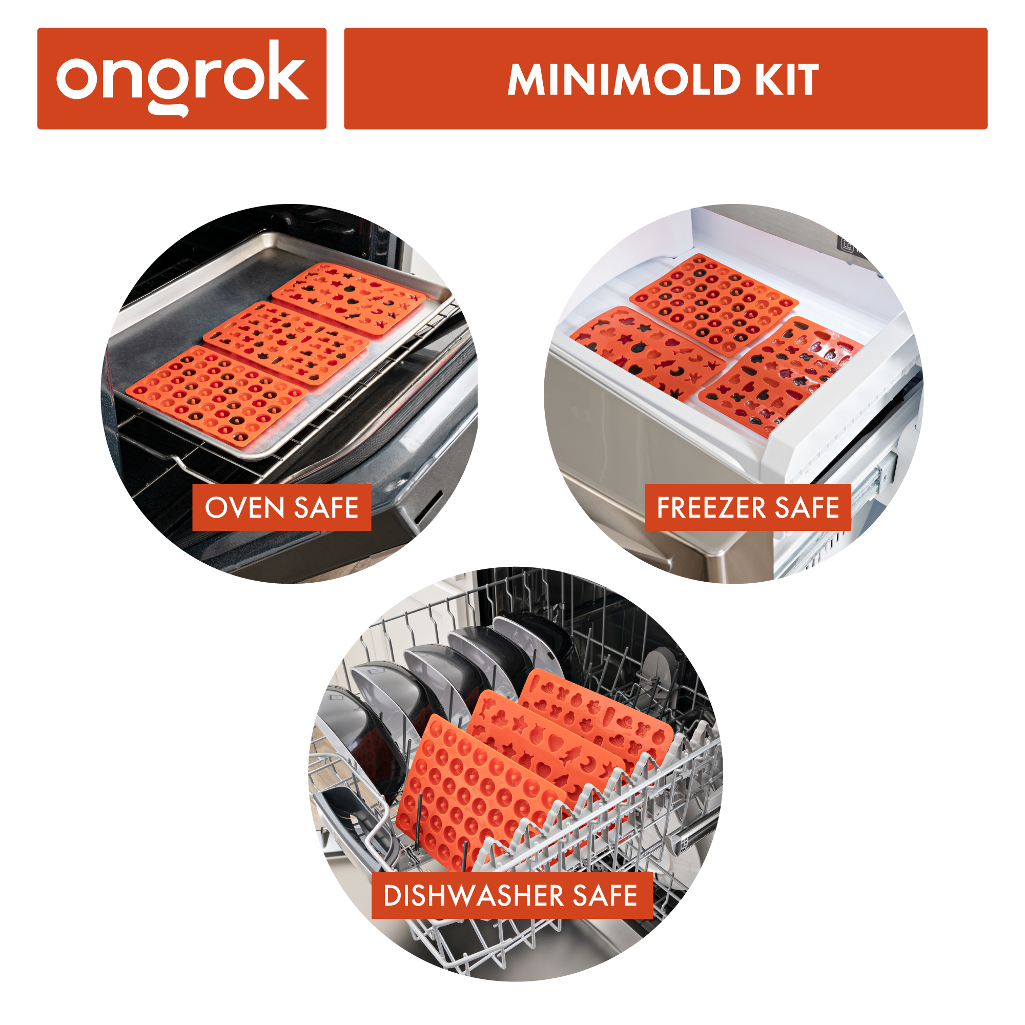 Ongrok Silicone Gummy Molds with Droppers - Discreet Smoker