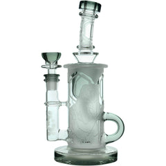 Calibear Sandblasted Showerhead Klein Recycler - Discreet Smoker