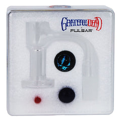 Grateful Dead x Pulsar Terp Slurper Quartz Banger & Marbles Set - 4pc / 14mm M - Discreet Smoker