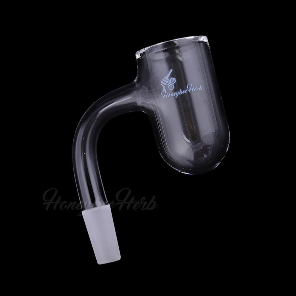 HONEY BEVEL DEEP BOWL QUARTZ BANGER - 90° DEGREE | BL - Discreet Smoker