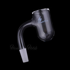 HONEY BEVEL DEEP BOWL QUARTZ BANGER - 90° DEGREE | BL - Discreet Smoker