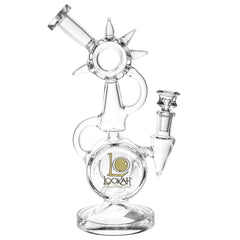Lookah Glass Spiked Recycler Water Pipe | 10.75" | 14mm F - Discreet Smoker
