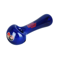 Cheech & Chong Glass Happy Herbs Spoon Pipe | 4.5" - Discreet Smoker
