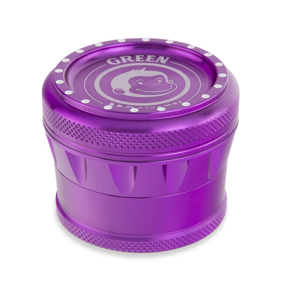 Green Monkey Grinder - Tamarin 4pc - 70mm - Discreet Smoker