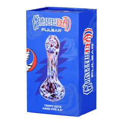 Grateful Dead x Pulsar Acid Rain Glass Spoon Pipe - 4.5" - Discreet Smoker