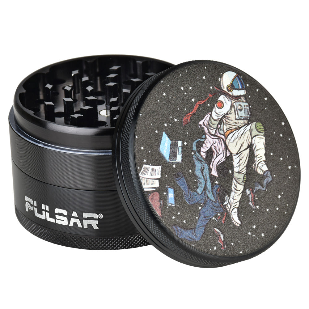 Pulsar Metal Grinder | Super Spaceman - Discreet Smoker