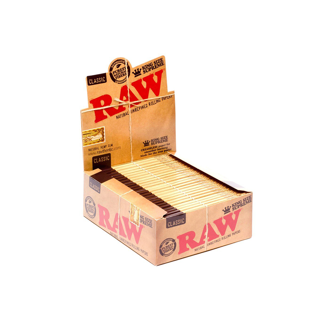 RAW Classic Rolling Papers - Discreet Smoker