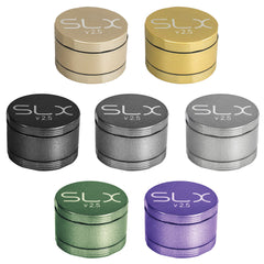 SLX Ceramic Coated Metal Grinder | 4pc | 2.5 Inch - Discreet Smoker